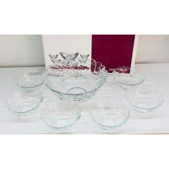 Pack de 7 Saladiers en verre red cherry