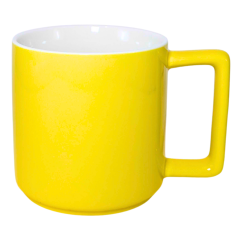 Ensemble 12 tasses Jaune / blanc