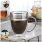 Tasse en verre double parois 350ml 2