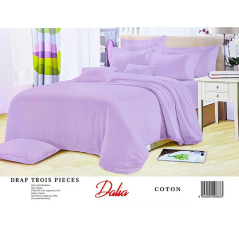 Draps Dalia couleur unique (3pcs) N°4