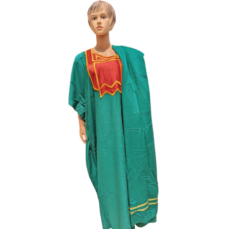 Robe coton vert