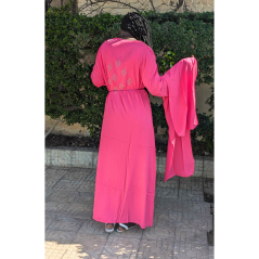 Djellaba Rose Fatima Taille ( 56/58 )