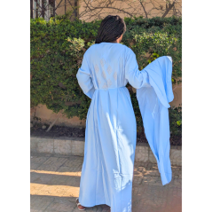 Djellaba Bleu clair Fatima Taille ( 56/58 )