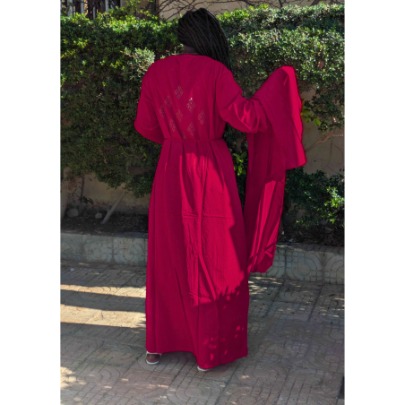 Djellaba Rouge bordeaux Fatima Taille ( 56/58 )