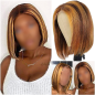 Cheveux naturels raides longueur 10 Piano