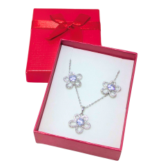 Ensemble chaine+boucle d'oreille Khady 1