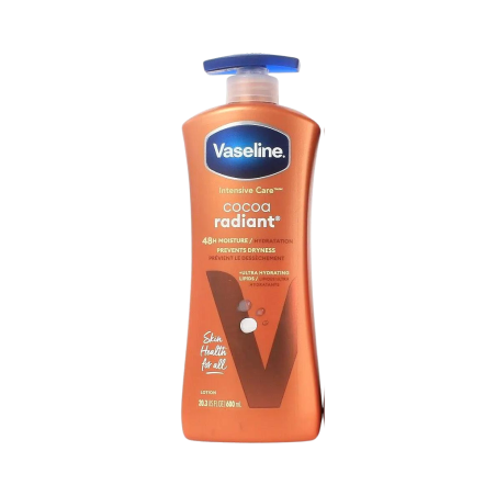Lait de corps Vaseline coco radiant ultra hydratant 600ml