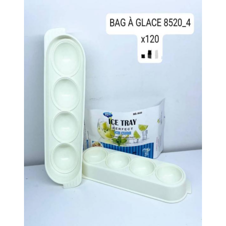 Bac à Glaçons Blanc