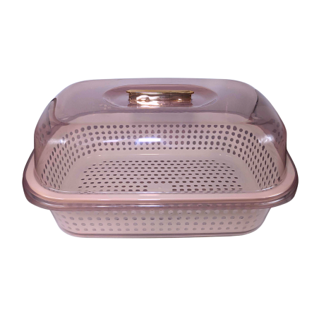 Garde à Pain en Plastique rose clair GM
