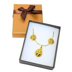 Ensemble chaine+boucle d'oreille SIra