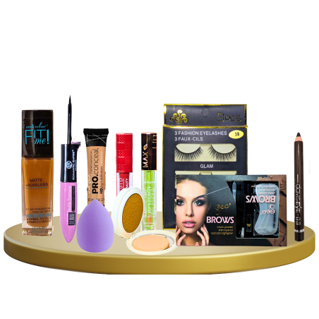 Pack make-up teint marron
