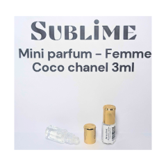 SUBLIME Mini parfum - Femme Coco chanel 3ml
