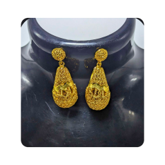 Boucle d'oreille plaqué or Sokhna Bator 1