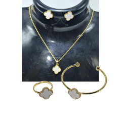 Ensemble Bijoux Enfants Van cleef Blanc