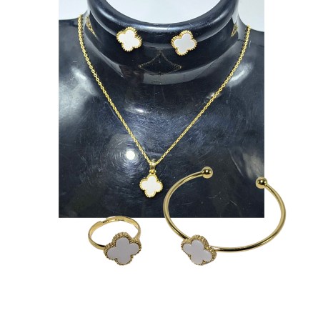 Ensemble Bijoux Enfants Van cleef Blanc