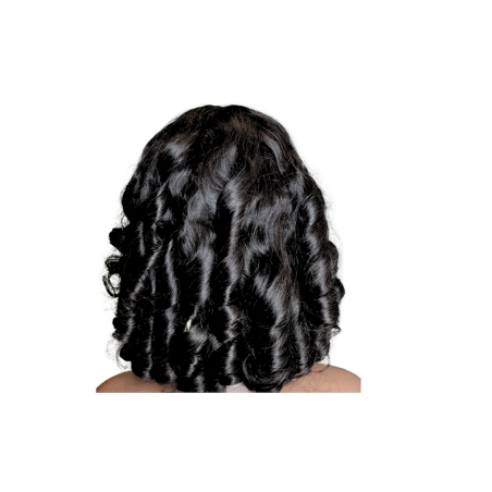 Cheveux naturel bouclé longueur 16