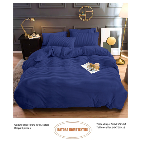 Drap Velour 3 pièces N°1