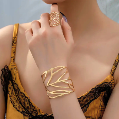 Ensemble de bijoux chics - Bracelet + Bague Mia