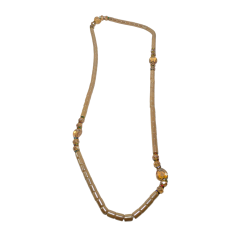 Chaine de taille - grosse perle beige