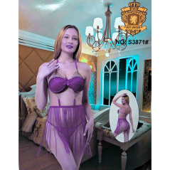 Lingerie PASSION violet NO:S3871