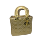 Sac à main Lady Dior Doré