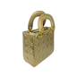 Sac à main Lady Dior Doré