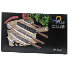 Set de 6 couteaux PLUS