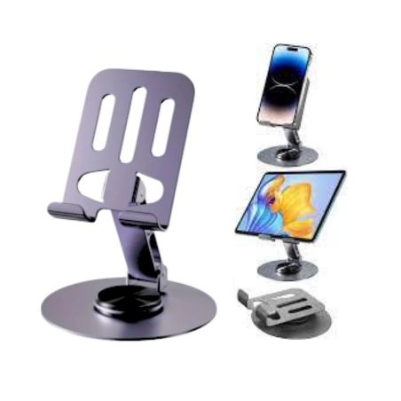 Support de Téléphone Réglage et Pliable en métal