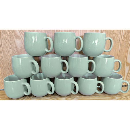 Ensemble 12 tasses en porcelaine Lamine 1