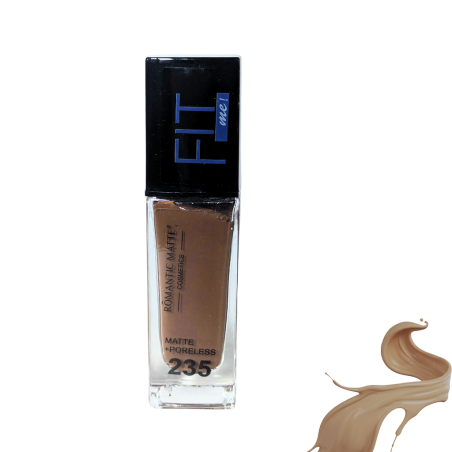Fond de Teint marron foncé - Fit Me n°235
