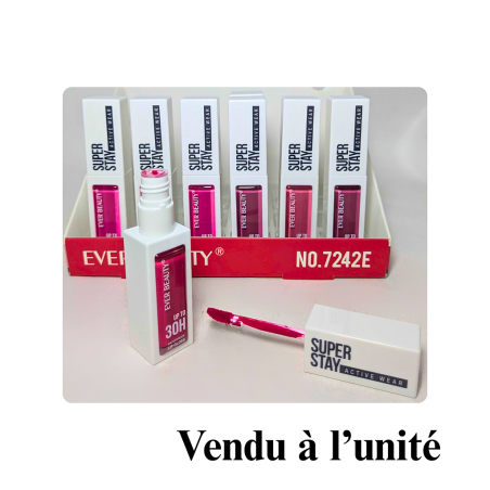 Lip Gloss Waterproof 30H - Ever Beauty Super Stay N°3