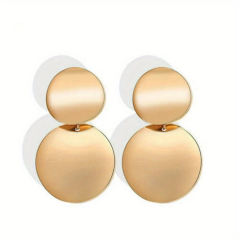 Boucles d'oreilles pendantes vintage style simple et décontracté