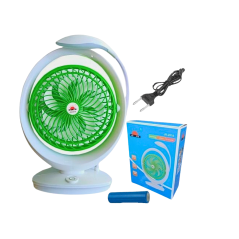 Mini Ventilateur rechargeable électrique avec Lampe HJ-2018