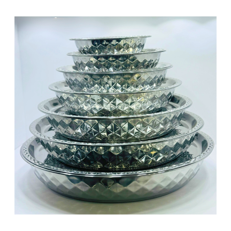 Ensemble 7 bols avec couvercle en Inox
