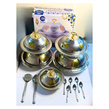 Ensemble bol en inox 13pcs AISHA