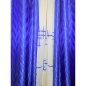 Rideaux patch 3 pièces bleu