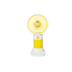 Mini ventilateur avec support - FAN SERIES - Jaune