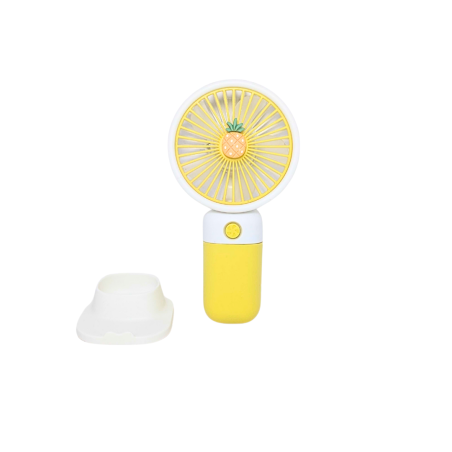 Mini ventilateur avec support - FAN SERIES - Jaune