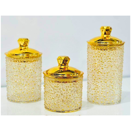 3 pièces Sucrier de luxe en mélamine 3