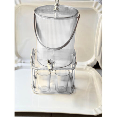 Fontaine royal + 4 Tasses Blanc 5,5L