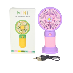Mini ventilateur avec support - FAN SERIES - Rose