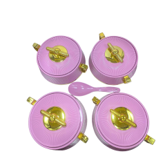 Set de 4 bols 24h  amaze mauve