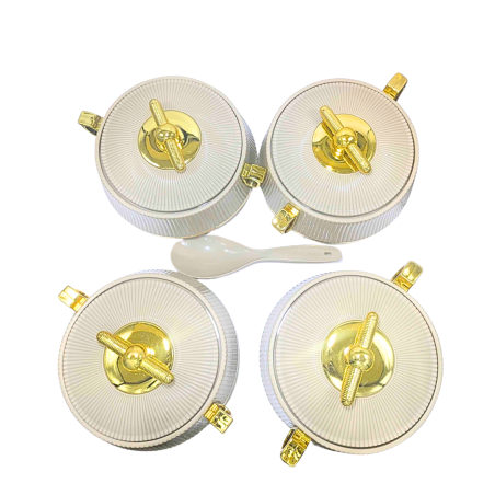 Set de 4 bols 24h  amaze Beige