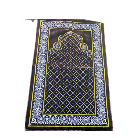 Tapis de Prière en Velours Al BADRI Marron