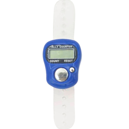 Chapelet Electronique / Finger Counter Bleu BIC