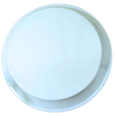 Plat en Mélamine  incassable rond blanc 40,5 cm