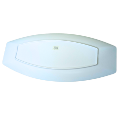 Plat en Mélamine incassable blanc  56cm x 24,5cm