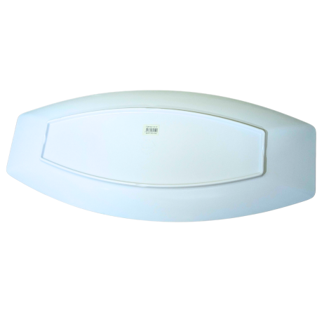 Plat en Mélamine incassable blanc  56cm x 24,5cm