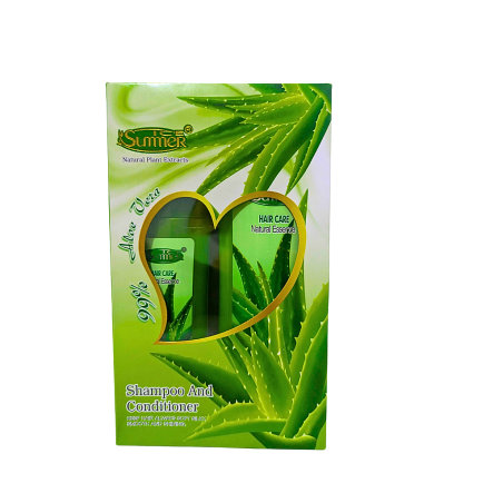 KIT Shampoing démêlant  à l'Aloe Vera SUMMER 600ML