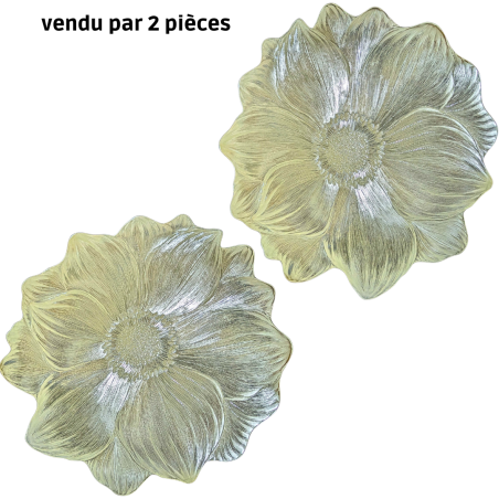 2 Set de table doré - LUXE 38cm